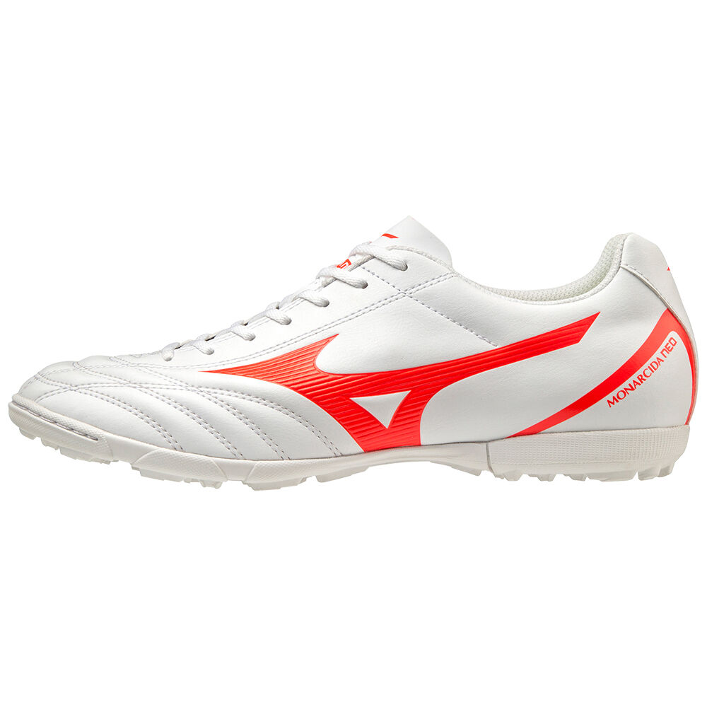 Panske Kopačky Mizuno Monarcida Neo Select AS Biele/Koralove Vypredaj PDOJ73516